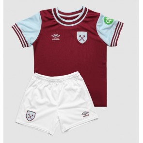 Billiga West Ham United Hemmatröja Barn 2024-25 Kortärmad (+ Korta byxor)